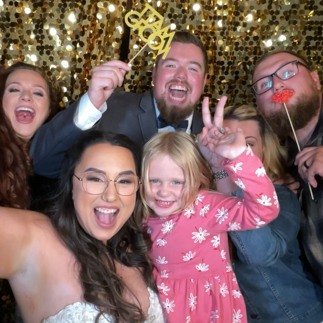 Photo booth rental at Country N Lace wedding venue