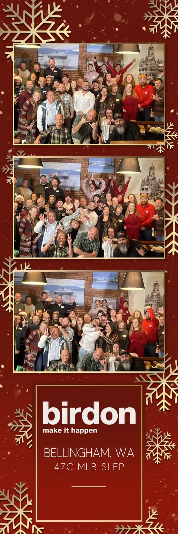 Guests enjoying a Pebble photo booth at a Washington event