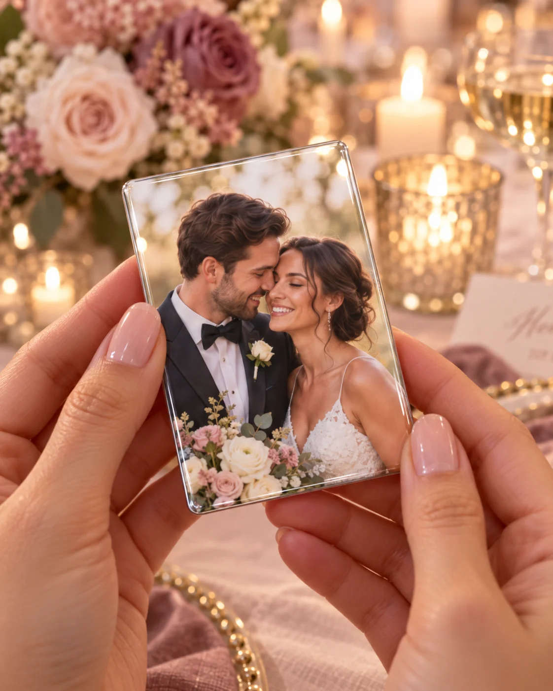 Personalized souvenir photo keepsake