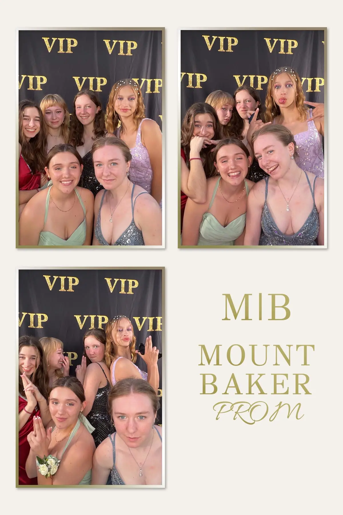 Mount Baker High School photo booth event with Pebble Photo Booths