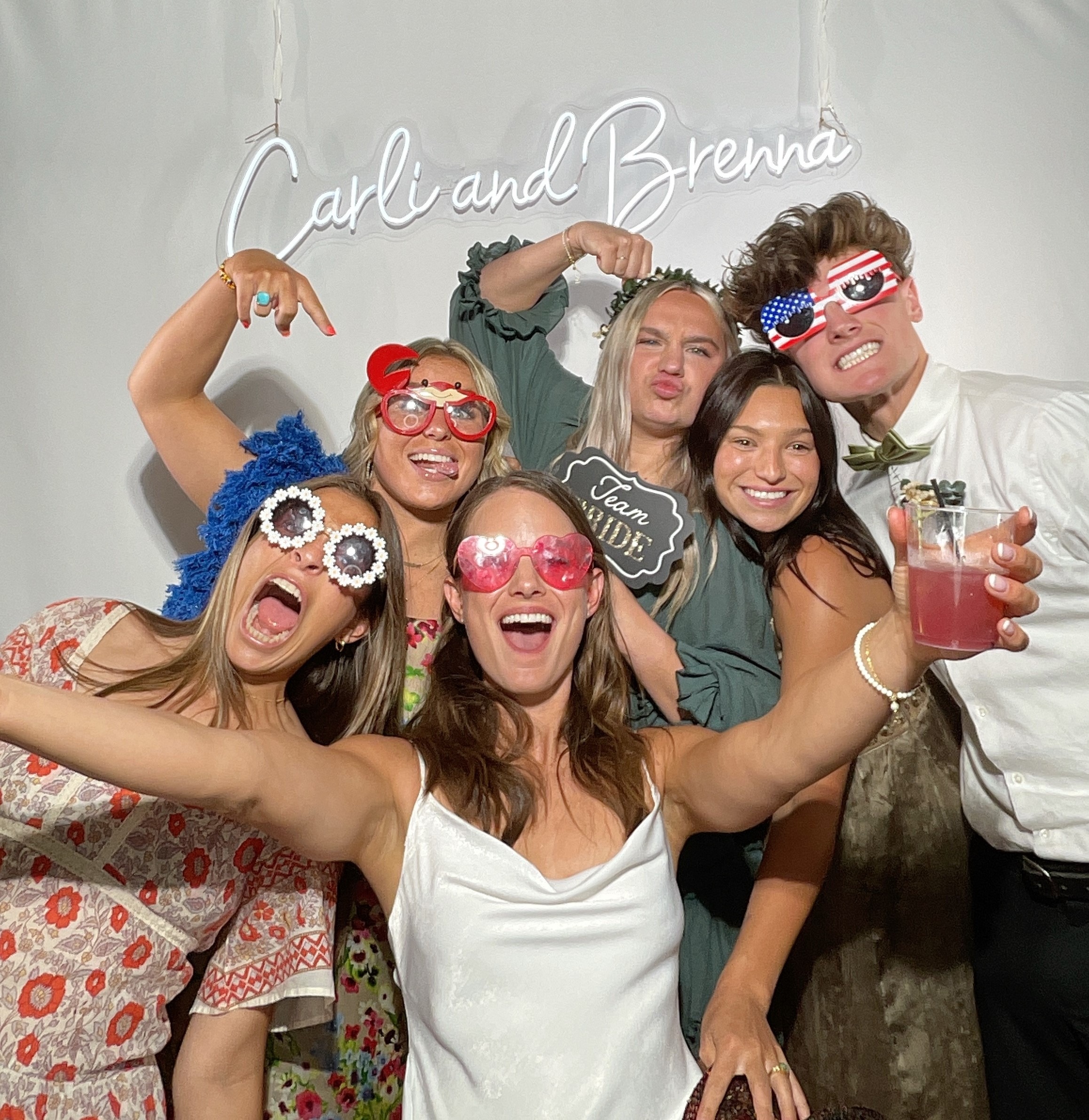 Pebble photo booth experience for an Oregon Coast wedding or special event