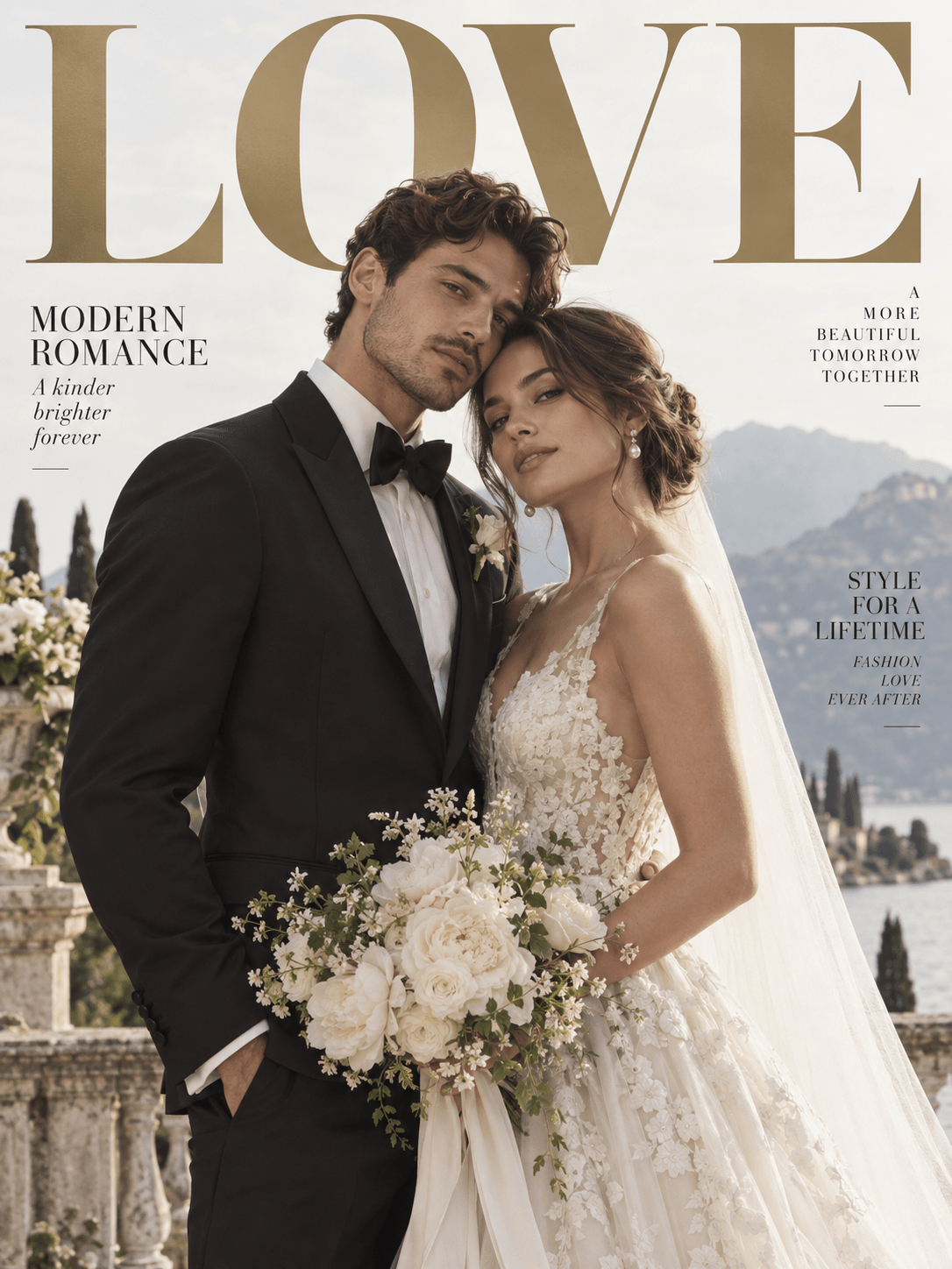 Wedding Magazine Cover Photo Booth rental example in Vancouver Washington