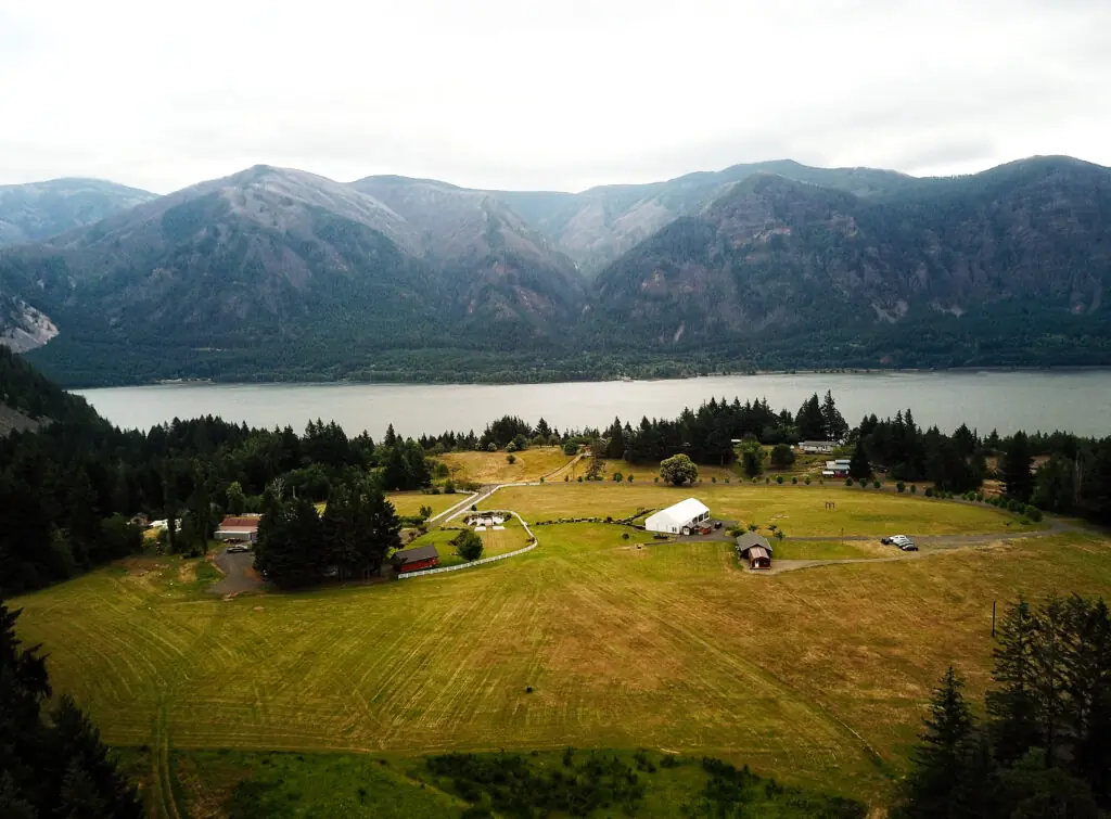 Screen capture from a Pebble wedding film in the Pacific Northwest